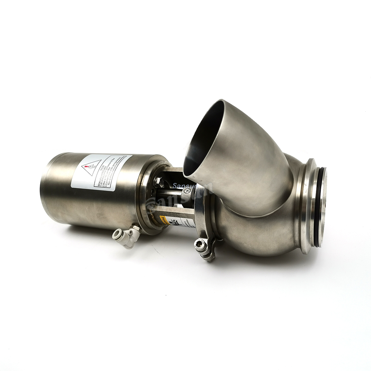 "Pneumatic Tank Bottom Outlet Valve T Type " from China manufacturer